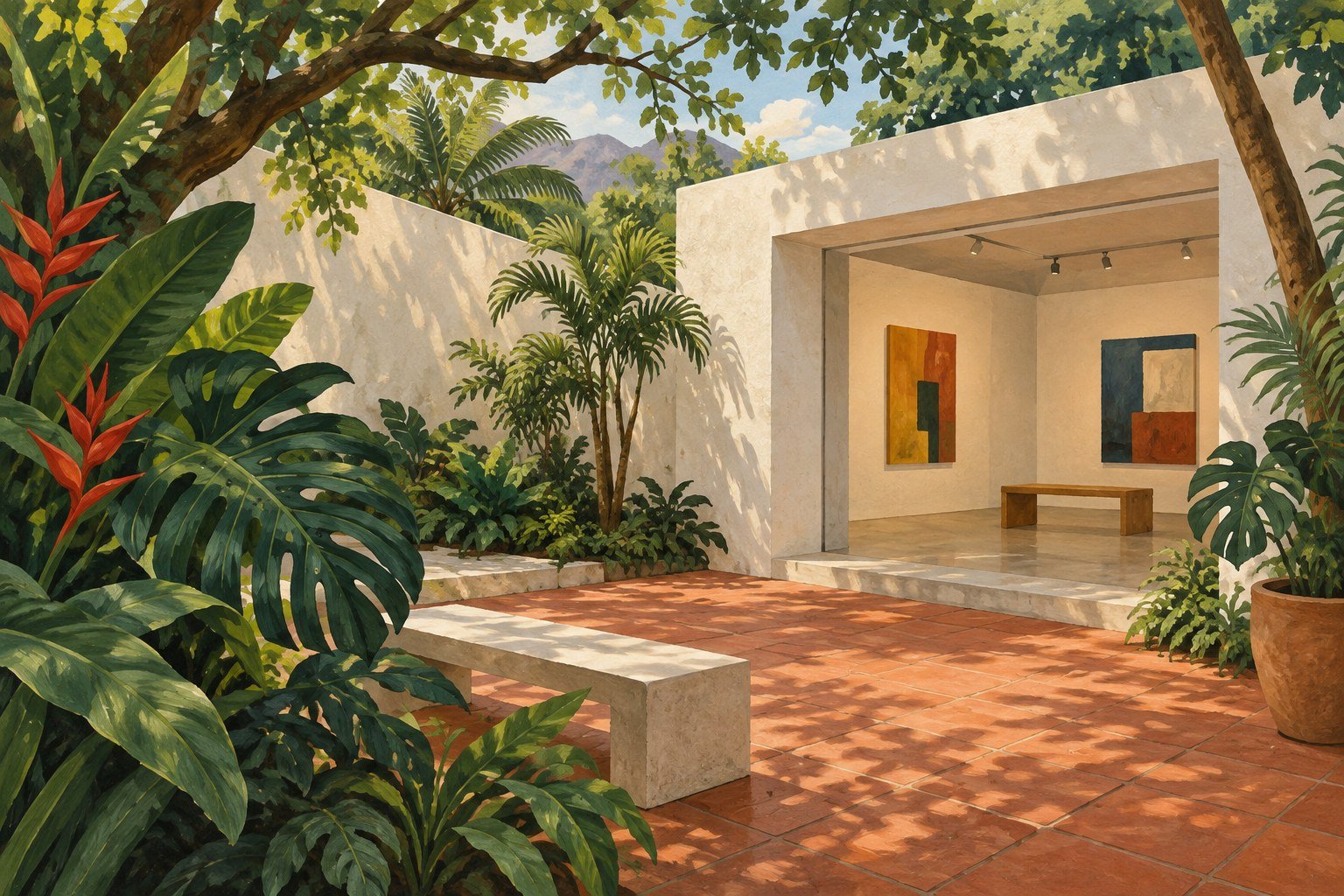 Planning an art stop at ABRA in Los Galpones