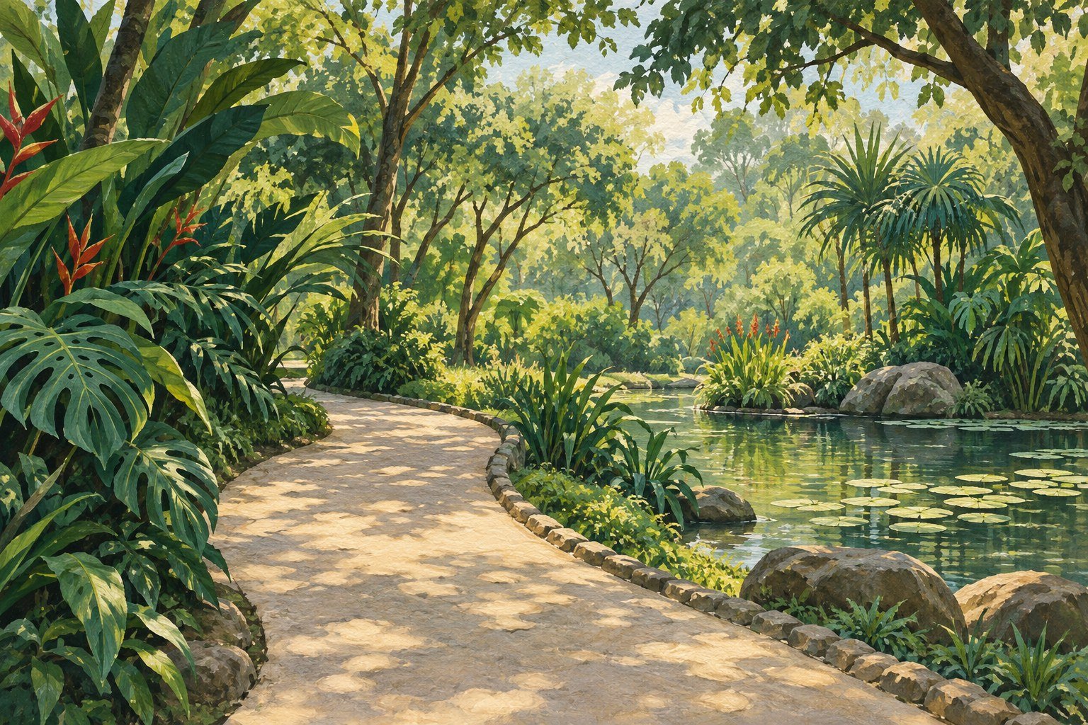Look closer at the landscape in Parque del Este